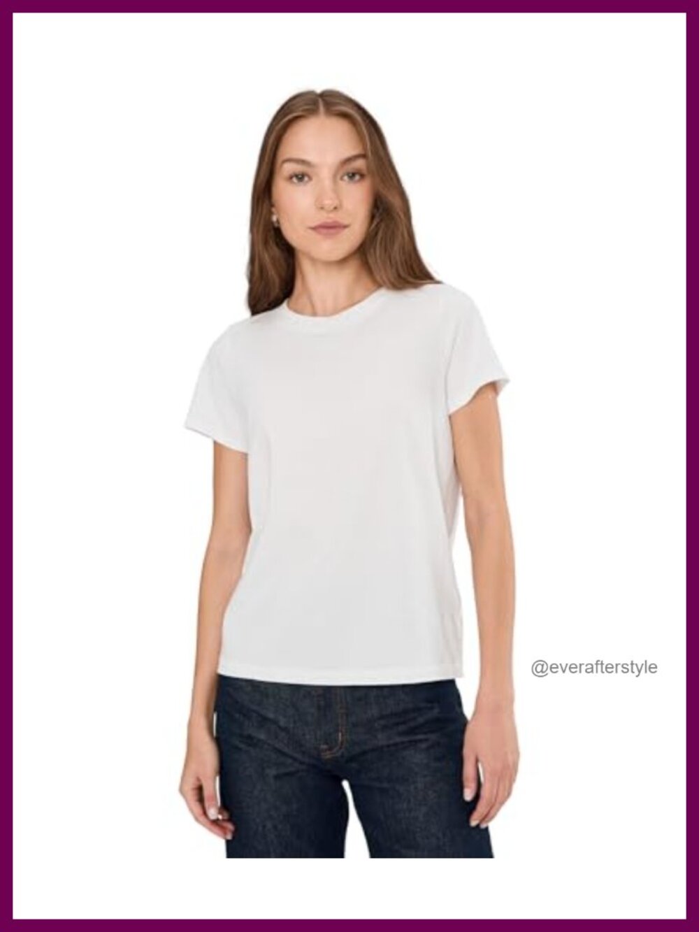 Madewell Northside Vintage Tee Lightweight Stretch Jersey Crew Neck Short Sleeve